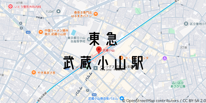 武蔵小山駅_w