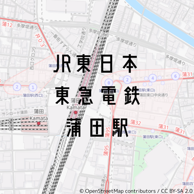 【JR・東急】蒲田駅