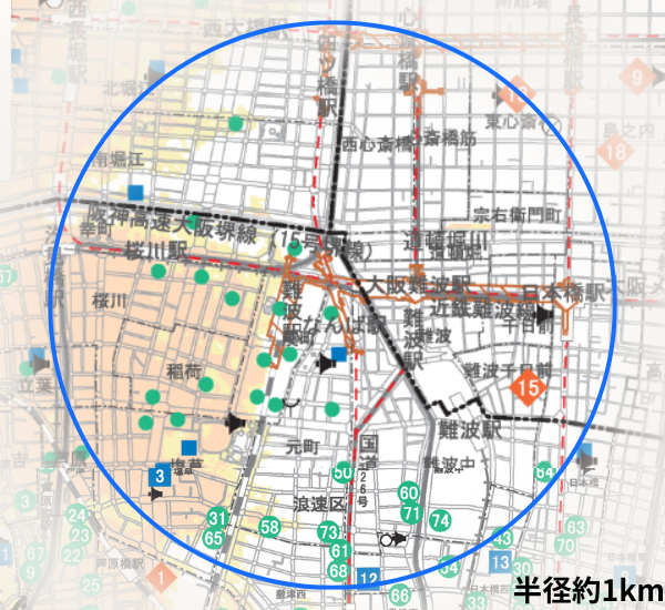 JR難波_ハザードマップ