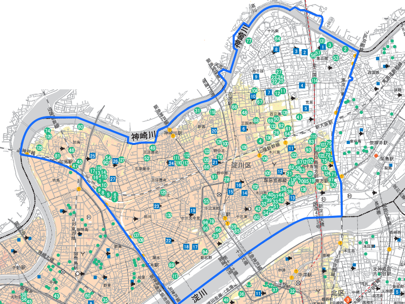大阪市淀川区_ハザードマップ