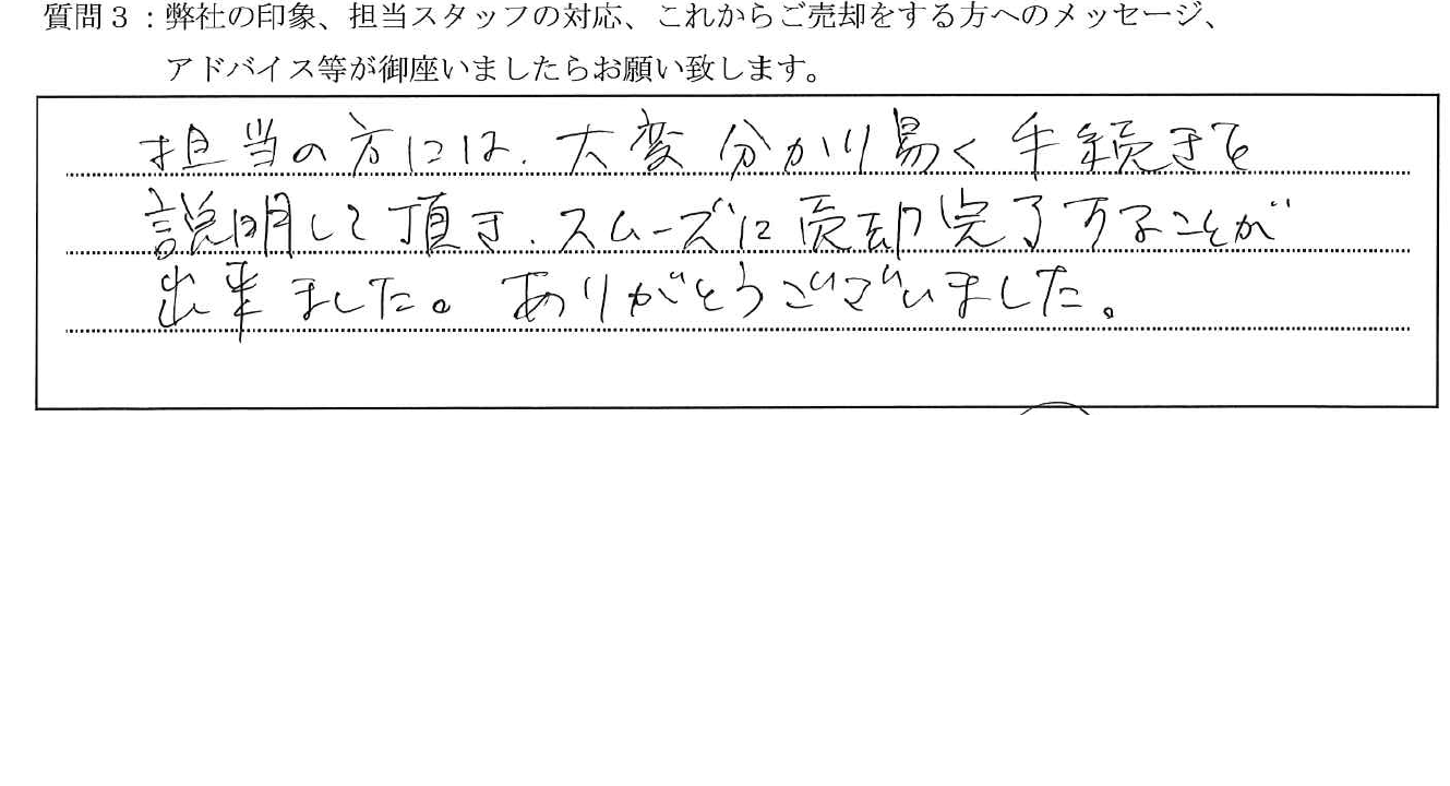 お客様の口コミ